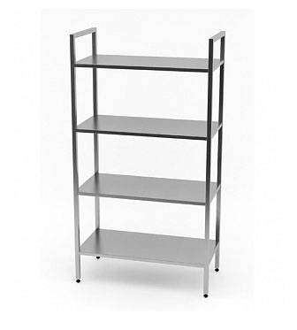 Стеллаж для прачечной ТП 21.5 ОЛДАК стационарный открытый 4 полки нерж. Стеллаж для прачечной ТП 21.5 ОЛДАК стационарный открытый 4 полки нерж.