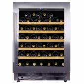 Винный шкаф компрессорный встраиваемый DUNAVOX DAU-52.146SS