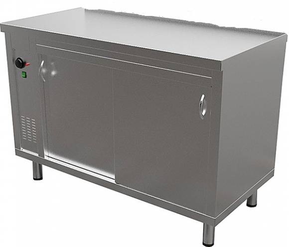 Стол тепловой Gastrolux СТО-176К обогреваемая камера и столешница,двери купе