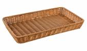 Корзинка пластиковая 530х325х65мм коричневая Brown 3546  кт270 Корзинка пластиковая 530х325х65мм коричневая Brown 3546  кт270