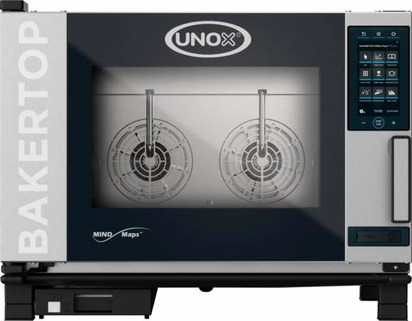 Пароконвектомат Unox (BakerTop MIND.maps Countertop) XEBC-04EU-EPRM-MP (с универс. направляющими)