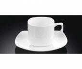 Кофейная пара 90мл квадратная Wilmax WL-993041 /6/48/ Кофейная пара 90мл квадратная Wilmax WL-993041 /6/48/