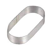 Форма кондитерская 150х75х50мм Овал Спика нерж. Форма кондитерская 150х75х50мм Овал Спика нерж.