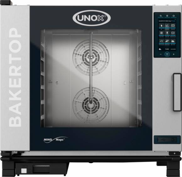 Пароконвектомат Unox (BakerTop MIND.maps Countertop) XEBC-06EU-EPRM-MP (с универс. направляющими) Пароконвектомат Unox (BakerTop MIND.maps Countertop) XEBC-06EU-EPRM-MP (с универс. направляющими)