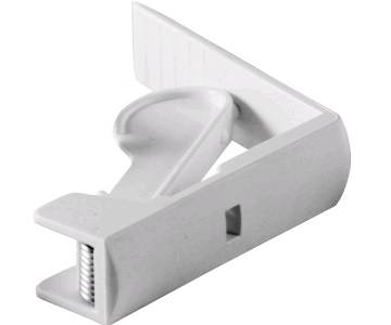 Зажим для скатерти белый пружина 1738 32059 /1/96/