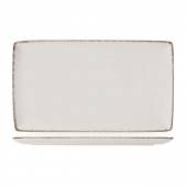 Блюдо прямоугольное «Браун Дэппл»; фарфор; L=20, B=10см; белый, коричнев. 1714 0618 Блюдо прямоугольное «Браун Дэппл»; фарфор; L=20, B=10см; белый, коричнев. 1714 0618