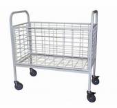 Тележка для прачечной ТП 17 ОЛДАК сетчатая корзина г/п 100кг Тележка для прачечной ТП 17 ОЛДАК сетчатая корзина г/п 100кг