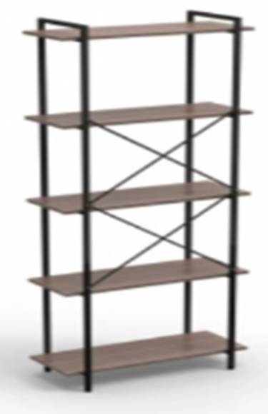 Стеллаж Loft 1950x790x360 5 полок (ясень темный шимо) Стеллаж Loft 1950x790x360 5 полок (ясень темный шимо)