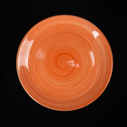 Тарелка мелкая 200мм  Corone Nature коралловая /24/