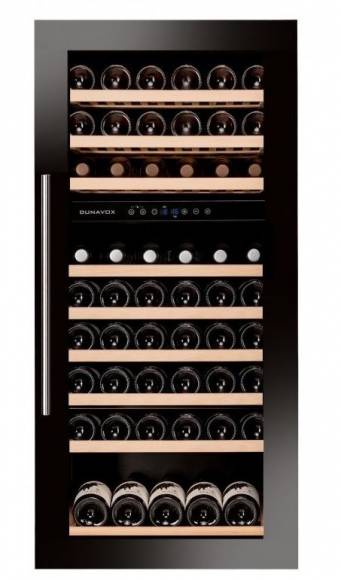 Винный шкаф компрессорный встариваемый DUNAVOX DAB-89.215DB 2 температурные зоны Винный шкаф компрессорный встариваемый DUNAVOX DAB-89.215DB 2 температурные зоны