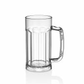 Кружка для пива 560 мл. 80 мм. h=160 мм. поликарбонат, прозрачн. GP 77176 Кружка для пива 560 мл. 80 мм. h=160 мм. поликарбонат, прозрачн. GP 77176