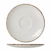 Блюдце «Браун Дэппл»; фарфор; D=15см; белый, коричнев. 1714 X0042 Блюдце «Браун Дэппл»; фарфор; D=15см; белый, коричнев. 1714 X0042