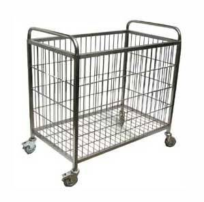 Тележка для прачечной ТП 19 ОЛДАК сетчатая корзина г/п 50кг Тележка для прачечной ТП 19 ОЛДАК сетчатая корзина г/п 50кг