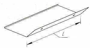 Основание фриза 600 (без отверстий под лампы)  МХМ Купец 745442.003-10 Основание фриза 600 (без отверстий под лампы)  МХМ Купец 745442.003-10