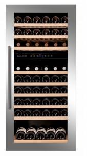 Винный шкаф компрессорный встраиваемый DUNAVOX DAB-89.215DSS 2 температурные зоны