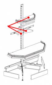 Комплект полки торцевой навесной 400 Н New МХМ Купец 