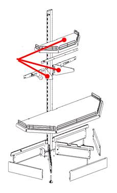 Комплект полки торцевой навесной 400 Н New МХМ Купец  Комплект полки торцевой навесной 400 Н New МХМ Купец