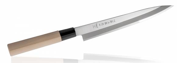 Нож Янаги для сашими традиционный Tojiro Japanese Knife 210мм сталь Мо-V рукоять дерево F-1056 Нож Янаги для сашими традиционный Tojiro Japanese Knife 210мм сталь Мо-V рукоять дерево F-1056