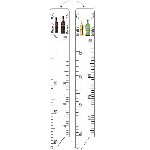 Линейка Martini (0.75 л./1 л.)/ Bacardi (0.7 л./1 л.) 63598 /1/ Линейка Martini (0.75 л./1 л.)/ Bacardi (0.7 л./1 л.) 63598 /1/