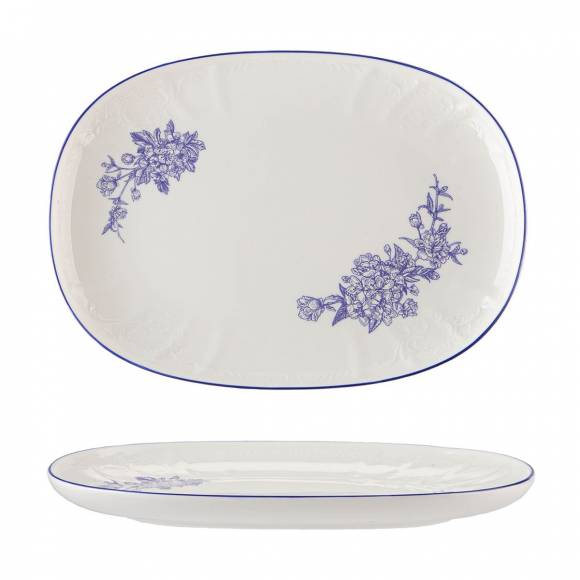 Блюдо овальное 25 см Sea Flower P.L. Proff Cuisine NY-YQA4767B-OP-M-10-ALCX6 Блюдо овальное 25 см Sea Flower P.L. Proff Cuisine NY-YQA4767B-OP-M-10-ALCX6