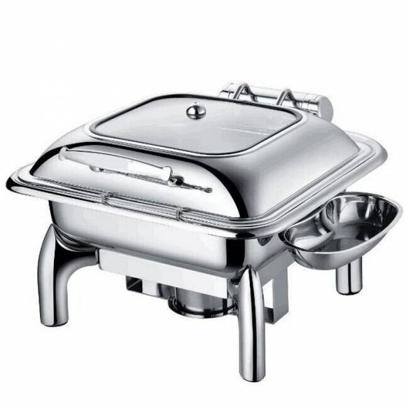 Чафинг-диш Crazy Pan CP-CHD017S серебро Чафинг-диш Crazy Pan CP-CHD017S серебро