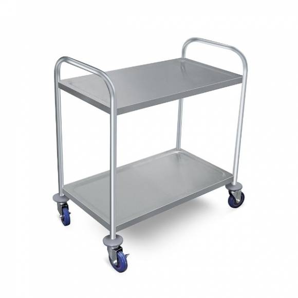 Тележка сервировочная 2-х ярусная 750х400х835мм Luxstahl TR-2S Тележка сервировочная 2-х ярусная 750х400х835мм Luxstahl TR-2S