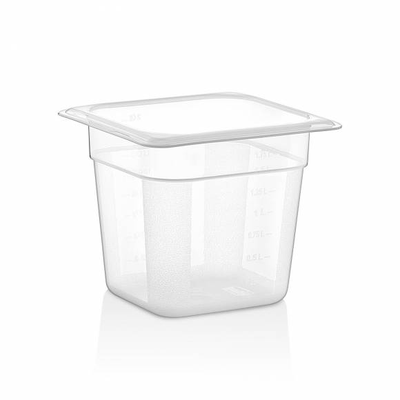 Гастроемкость GN1/6-150 2 л. п/п прозрачная GP 76780 Гастроемкость GN1/6-150 2 л. п/п прозрачная GP 76780