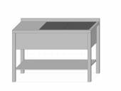 СПП2ВМ стол производственный с полкой и 2-мя ваннами 2000*400*850 гл.350 мм с бортом СПП2ВМ стол производственный с полкой и 2-мя ваннами 2000*400*850 гл.350 мм с бортом