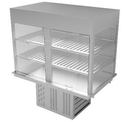 Витрина встраиваемая для cамообслуживания Gastrolux ВCН-117/GN/Н с нейтральной ванной Витрина встраиваемая для cамообслуживания Gastrolux ВCН-117/GN/Н с нейтральной ванной