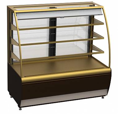 Витрина холодильная кондитерская K70 VM 1,3-2 STANDARD 0102-0109 ВХСв-1,3д Сarboma (открытая) Витрина холодильная кондитерская K70 VM 1,3-2 STANDARD 0102-0109 ВХСв-1,3д Сarboma (открытая)