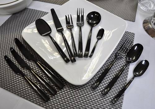 Нож столовый Pintinox Infinito Black черный 19D00003 /12/ Нож столовый Pintinox Infinito Black черный 19D00003 /12/