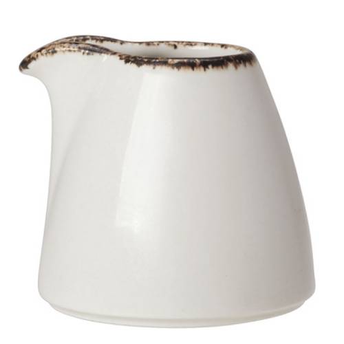 Молочник «Браун Дэппл»; фарфор; 85мл; белый, коричнев. 1714 X0031