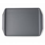 Поднос прямоугольный 42х30см серый поверхность классик (107) MGprof 1732