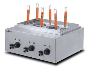 Макароноварка Hurakan HKN-EKT60 3х8л 6 корзин 153753 Макароноварка Hurakan HKN-EKT60 3х8л 6 корзин 153753