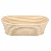 Форма для расстойки теста 250*140 мм. h=75 мм. овальная, из лозы (ротанга) 61325 Форма для расстойки теста 250*140 мм. h=75 мм. овальная, из лозы (ротанга) 61325