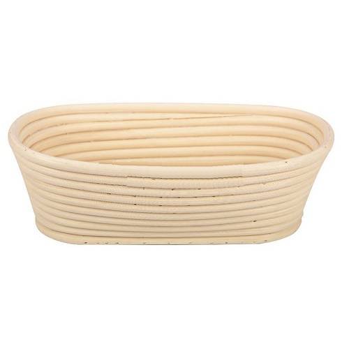 Форма для расстойки теста 250*140 мм. h=75 мм. овальная, из лозы (ротанга) 61325 Форма для расстойки теста 250*140 мм. h=75 мм. овальная, из лозы (ротанга) 61325