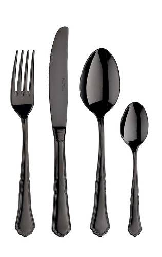 Вилка столовая Pintinox Settecento Black черный 1AD00002 /12/ Вилка столовая Pintinox Settecento Black черный 1AD00002 /12/