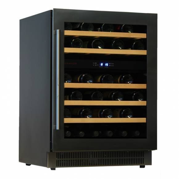 Винный шкаф компрессорный, под столешницу DUNAVOX DAU-46.146DB 2 температурные зоны Винный шкаф компрессорный, под столешницу DUNAVOX DAU-46.146DB 2 температурные зоны