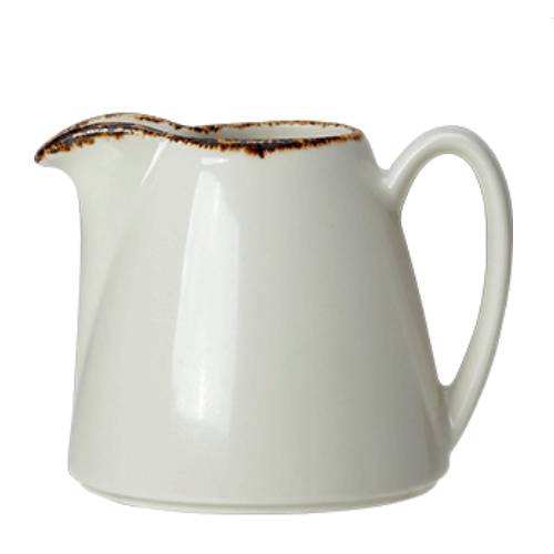 Молочник «Браун Дэппл»; фарфор; 285мл; белый, коричнев. 1714 X0029