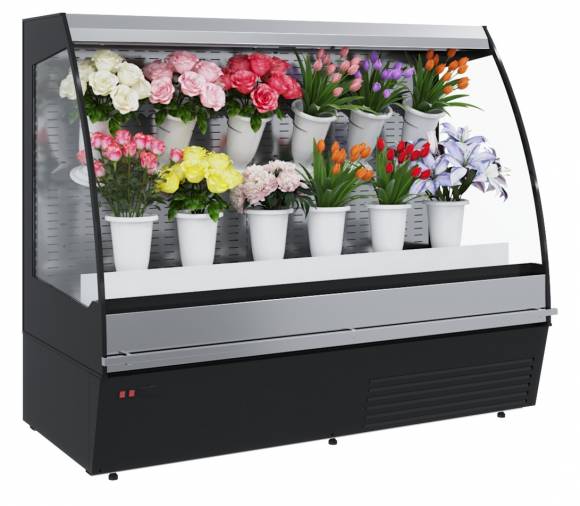 Витрина холодильная F16-08 VM 1,3-2 0020 FLORA (9005 )