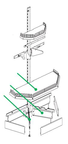 Комплект полки торцевой нижней 600 Н МХМ Купец 694535.084-01 Комплект полки торцевой нижней 600 Н МХМ Купец 694535.084-01