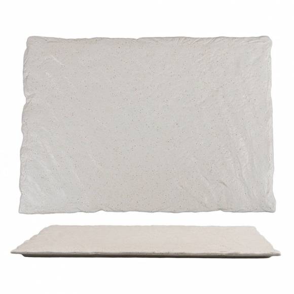 Блюдо прямоугольное для подачи Elephant Ivory 34*24*1 см, P.L. Proff Cuisine 50316W /3/