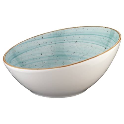 Салатник наклонный 8см 60мл фарфор Vanta Aura Aqua Bonna /24/ AAQ VNT 8 KS