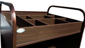 Вставка для аксессуаров в тележку ТГ11.93 ОЛДАК 550х500мм дерево Вставка для аксессуаров в тележку ТГ11.93 ОЛДАК 550х500мм дерево