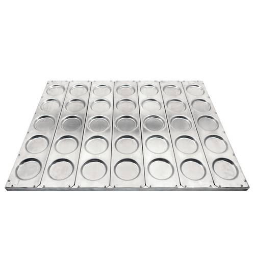 Лист для выпечки гамбургеров 90 мм 530*325