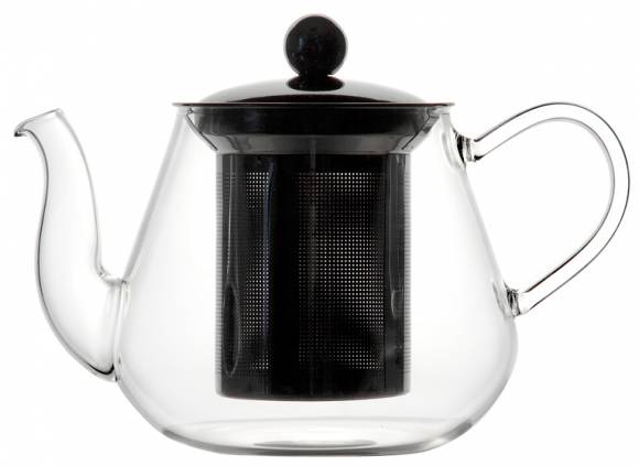 Чайник из боросиликатного стекла с нержавеющим фильтром 600мл кт1970 Чайник из боросиликатного стекла с нержавеющим фильтром 600мл кт1970