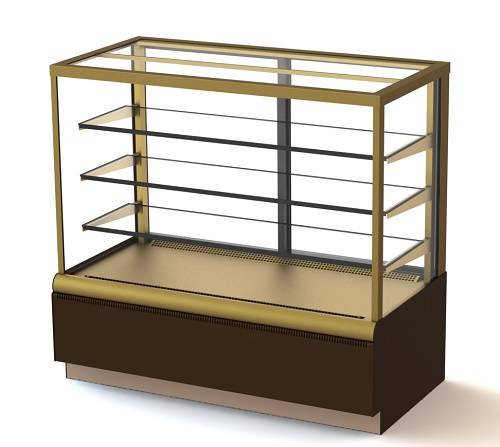 Витрина холодильная KC70 VV 0,6-1 STANDARD 0102-0109 (ВХСв-0,6д Carboma Cube Люкс)