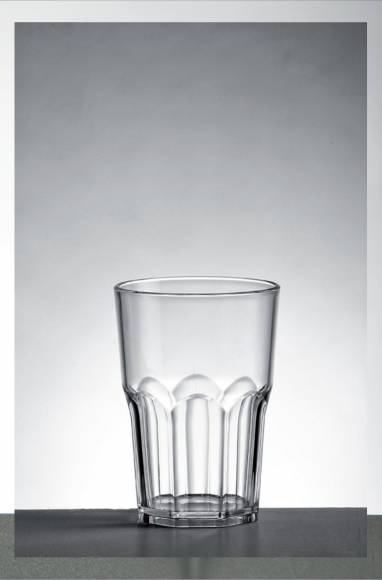 Стакан 400мл GRANITY РС Nipco прозрачный 130мм 191158 /140/