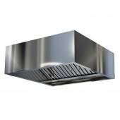 Зонт вытяжной пристенный коробчатый 2200*1500