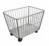 Тележка для прачечной ТП23 ОЛДАК нерж.платформа, конусная корзина 240л, г/п 150кг Тележка для прачечной ТП23 ОЛДАК нерж.платформа, конусная корзина 240л, г/п 150кг